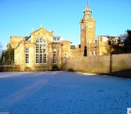 Orangery in the snow