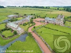 Aerial View of Blencowe Hall, Cottages and Grounds