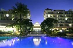 Pool at night