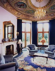 blue drawing room