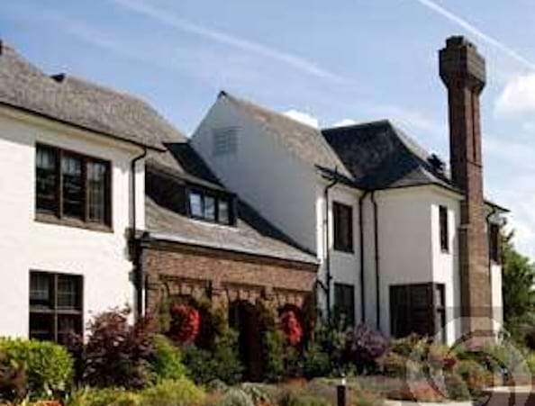 Western house at Ayr race course Scotland