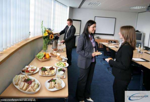 Meeting Room with Food