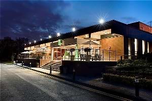 Hotel Exterior At Night